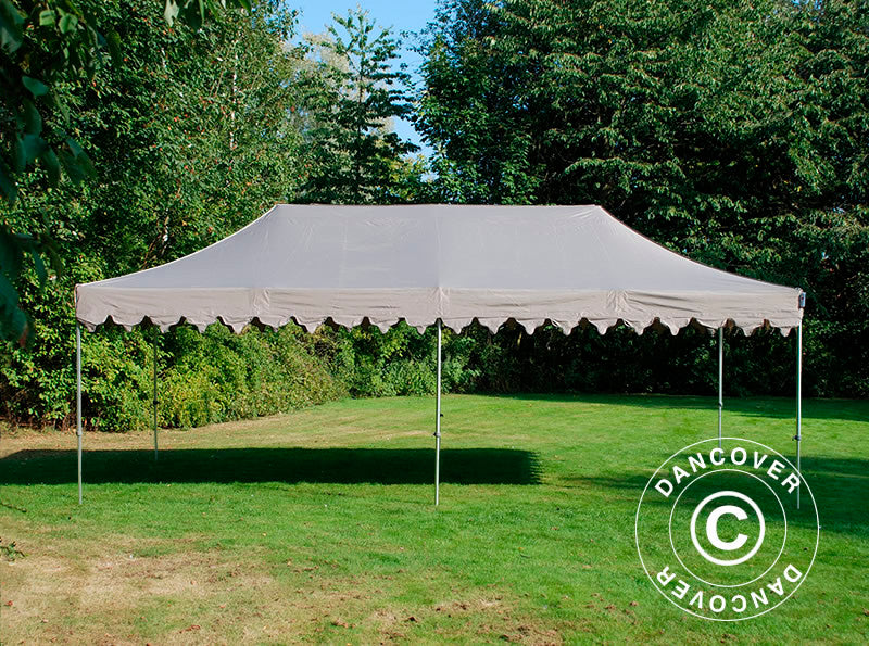 Gazebo pieghevole FleXtents PRO Steel "Morocco" 4x8m Latte