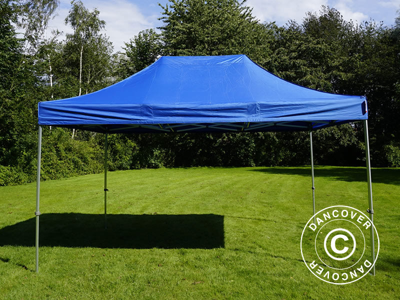 Gazebo pieghevole FleXtents PRO Steel 3x4,5m, Blu
