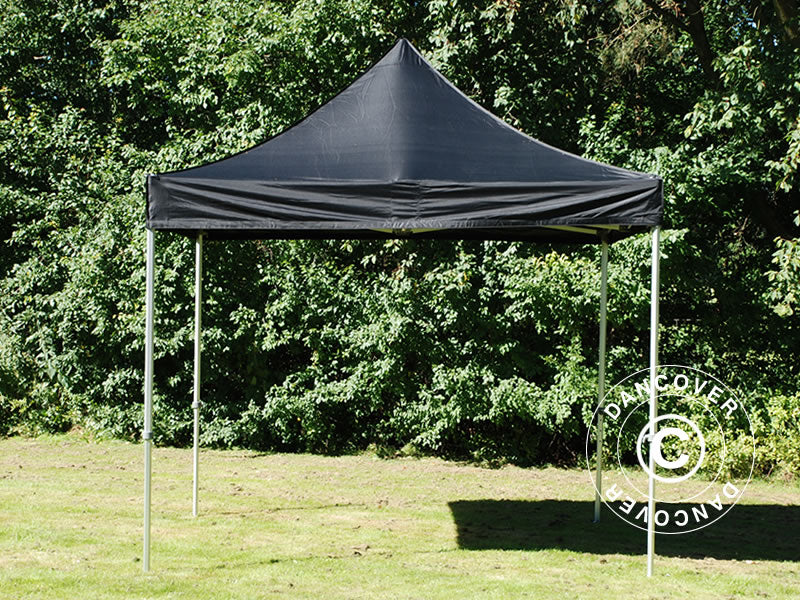 Gazebo pieghevole FleXtents PRO Steel 3x3m Nero