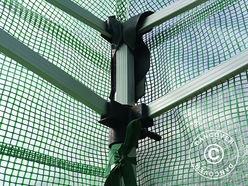 FleX Greenhouse 2x2 m, PE, Transparent/Green