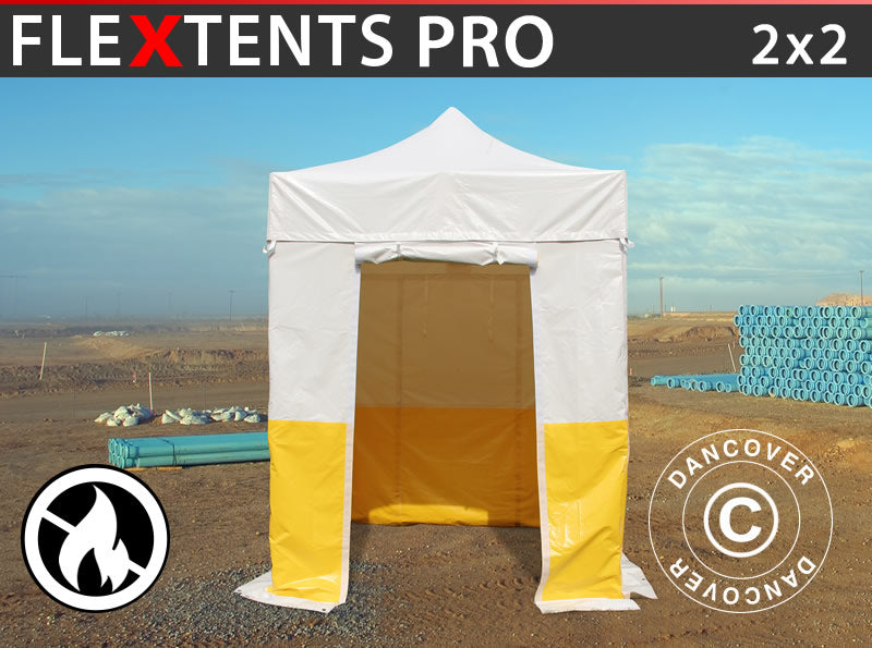 Faltzelt FleXtents® PRO 2x2m PVC, flammfest – Jetzt kaufen
