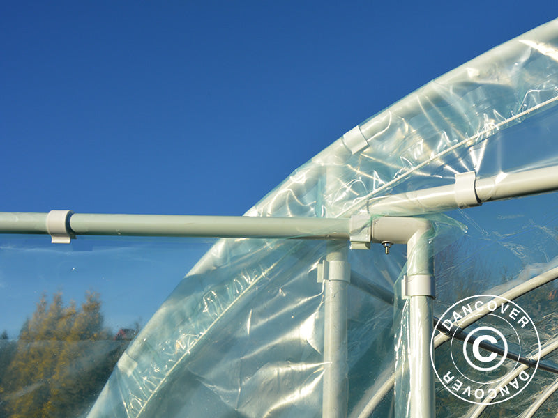 Foliengewächshaus 130, 3x4x2,1m, 12m², Durchsichtig