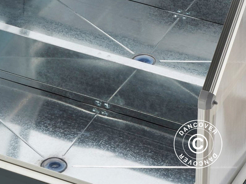 Mini-Gewächshaus 1,2x1,2x1,69m, 1,44m², Anthrazit