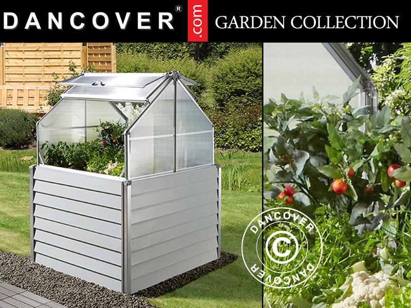 Mini Greenhouse 1.2x1.2x1.69m White – Dancover Order now