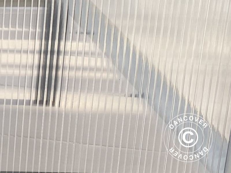 Mini-Gewächshaus Frühbeet 0,93m², 0,93x1x0,38m, Silber