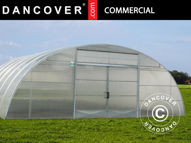 Tuinbouw tunnelkas, 10x15x3,7m, Transparant