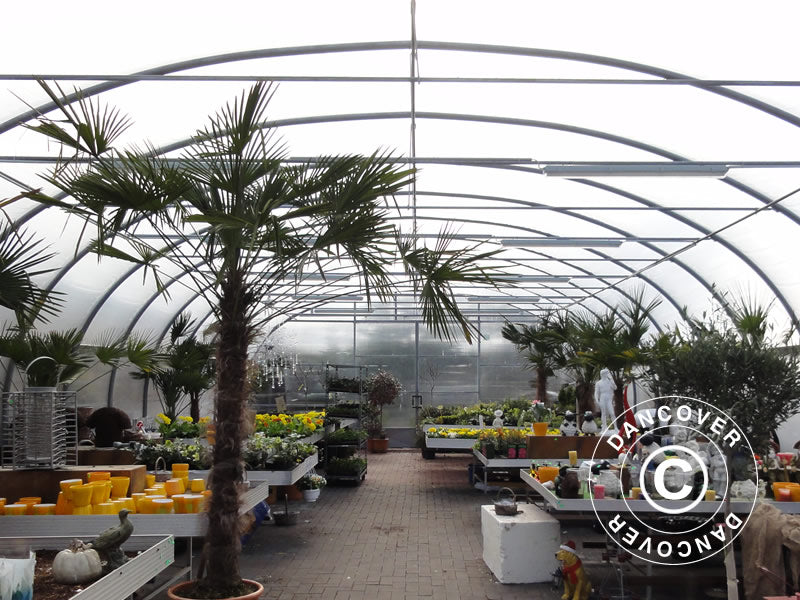 Tuinbouw tunnelkas, 8,6x16x3,95m, Transparant