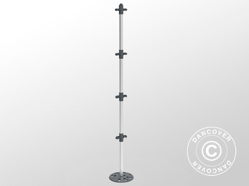 Soporte para plantas trepadoras, TOMATO BUDDY, Gris antracita/Plateado