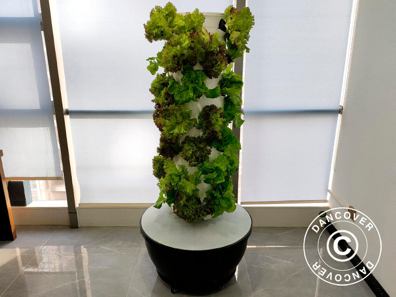 Hydrocultuur kweektoren met LED, 0,8x0,8x1,7m, Wit