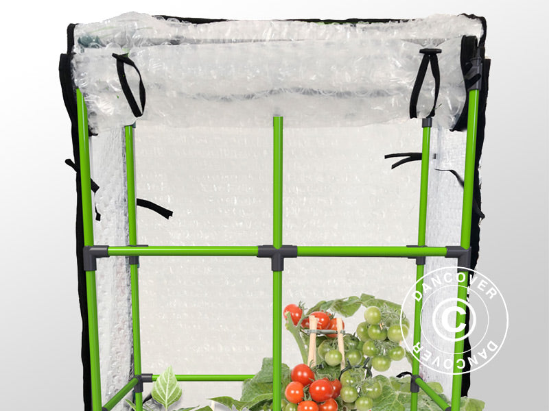 Fioriera CityJungle con 2 coperture, sistema di auto irrigazione, 62x33x128cm, Antracite