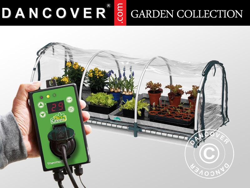 Mini kasvuhoone/taimede paljundaja JUMBO XXL koos küttemattiga, 60x130x50cm, Läbipaistev