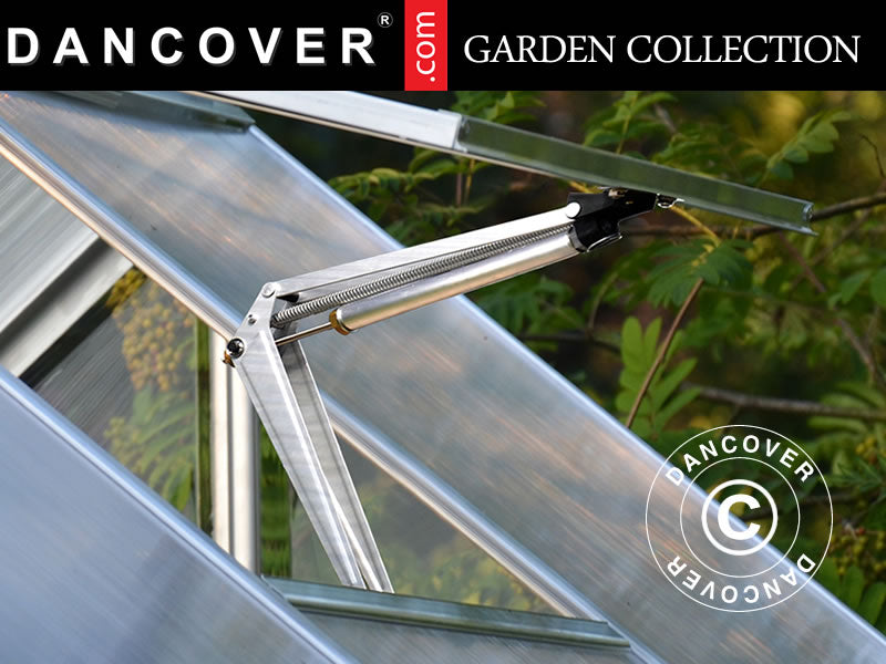 Automatski otvarač prozora za staklenik, Palram/Canopia, Srebrna
