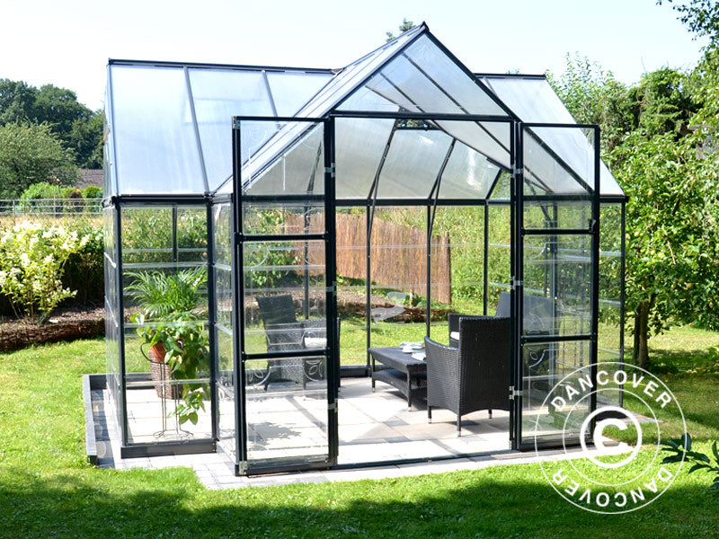 Orangery polycarbonate VICTORY, 10.41 m², Palram/Canopia, 3.66x3.05x2.69 m, Grey