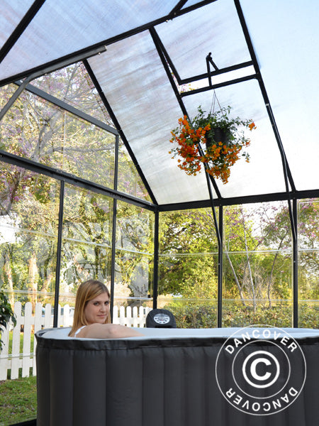 Orangery polycarbonate VICTORY, 10.41 m², Palram/Canopia, 3.66x3.05x2.69 m, Grey