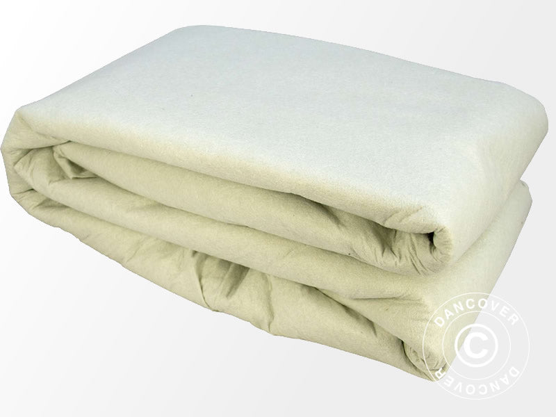 Toile de paillage 5,5x5,5m, Naturel