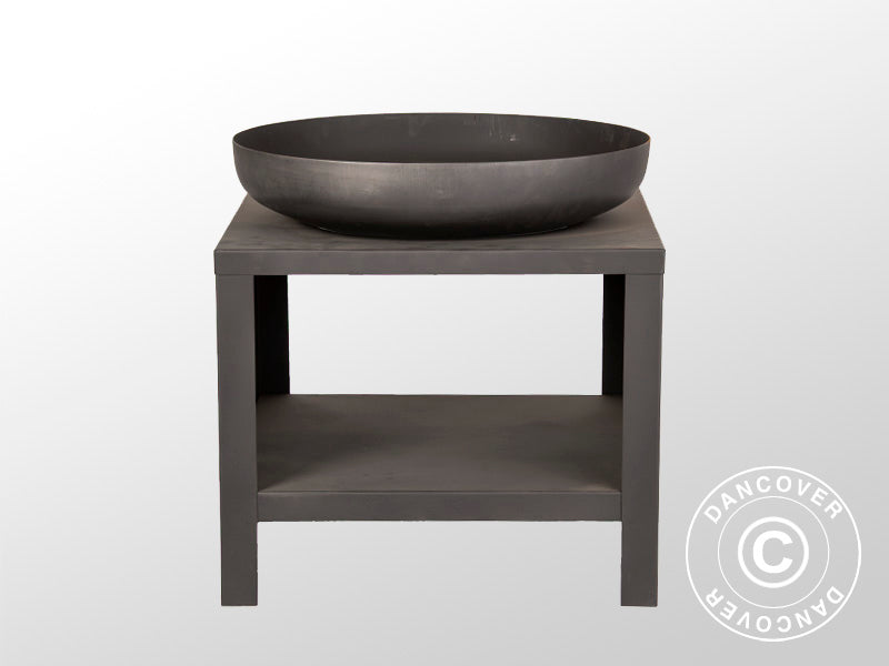 Ugniakuras su malkomis, 60,9x60,9x62cm, Juoda