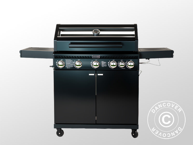 Barbacoa de gas Dancover 5+1, Negro