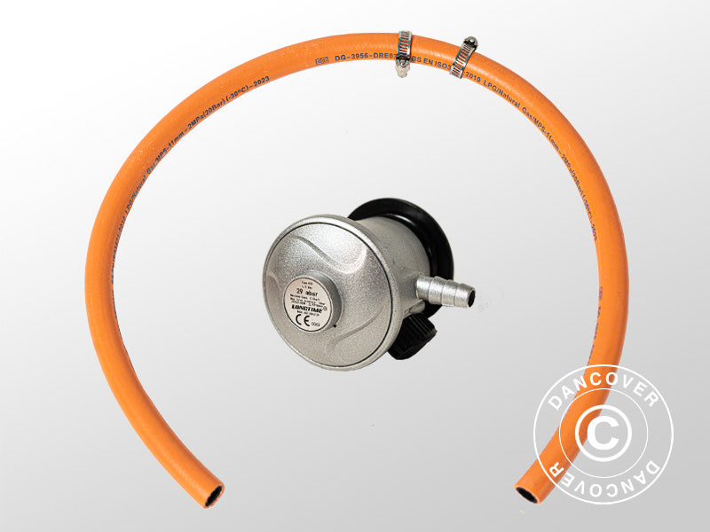 Barbacoa de gas Dancover 5+1, Negro