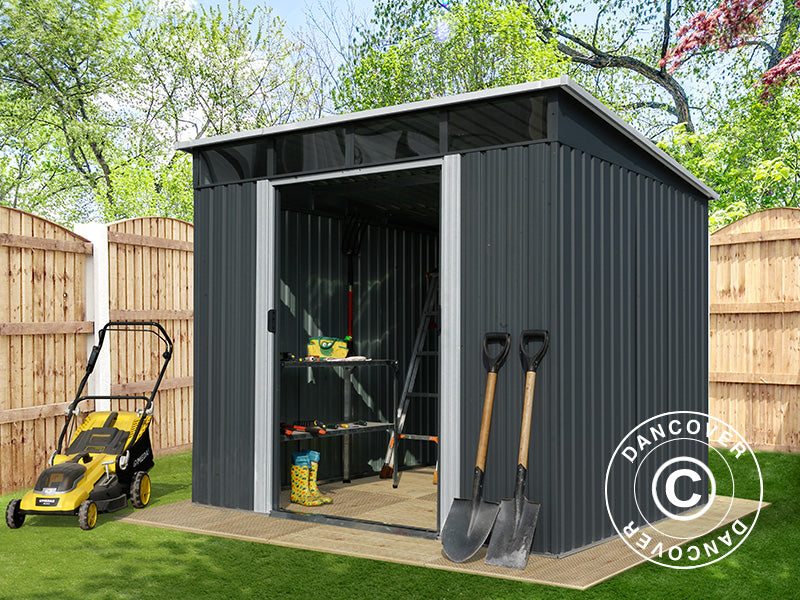 Garden shed w/skylight 2.38x2.79x2.02 m, 6.64 m², ProShed®, Anthracite