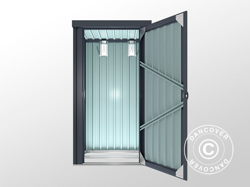 Caseta de jardín, armario de acero 0,98x0,81x1,8m, 0,79m², ProShed®, Antracita