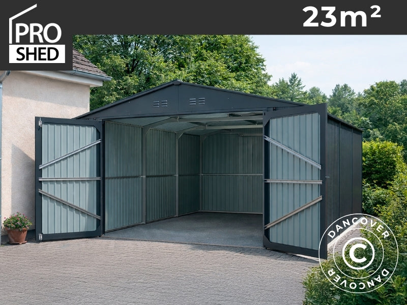 Dancover Metal Garage 3.86x6.02m Anthracite – Buy online