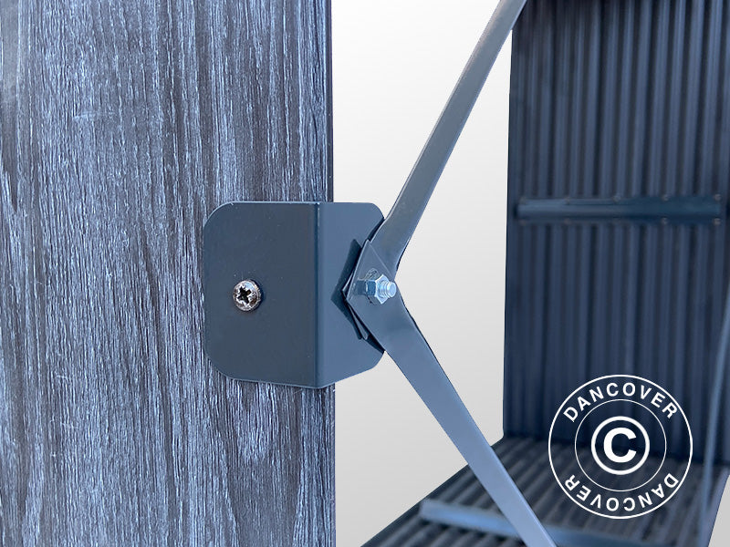 Holzlager, Hochbeet, GPPS, 1,5x0,5x1m, 0,75m², Grau NUR
2 ST. ÜBRIG