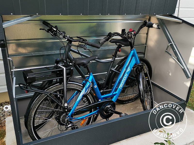 Bike storage, Bicycle Storage Box, Trimetals, 1.96x0.89x1.33 m, 1.74 m², Anthracite