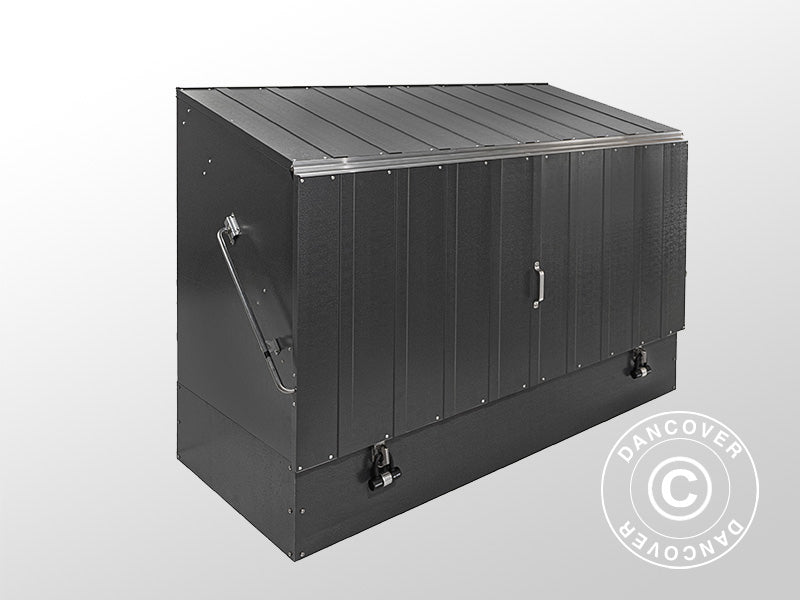 Bike storage, Protect-a-Cycle, Trimetals, 1.96x0.89x1.33 m, 1.74 m², Anthracite