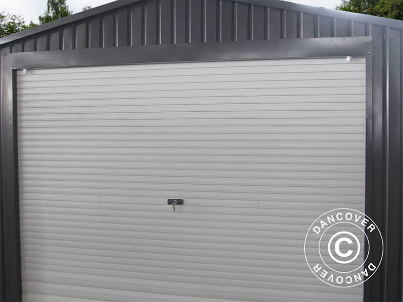 Metallgarage 3,38x5,76x2,43m, 19,47m², ProShed®, Anthrazit