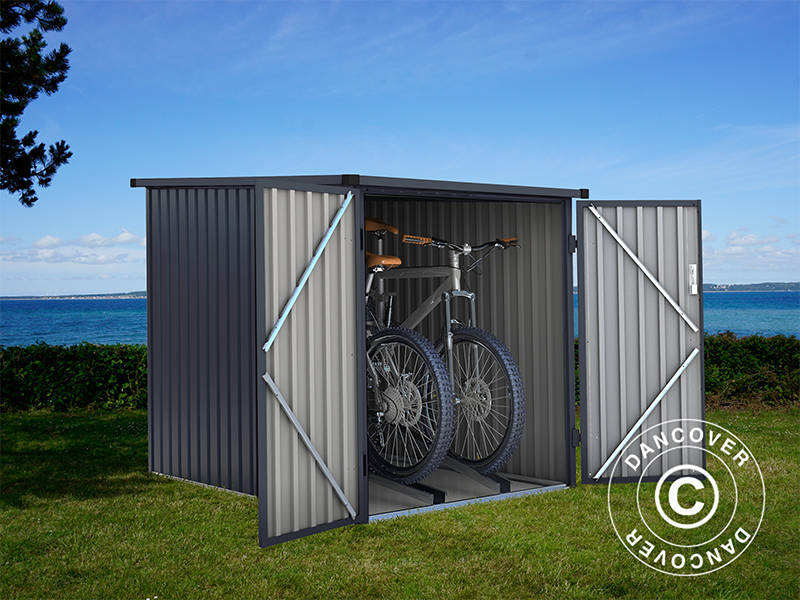Fahrradbox 1,42x1,98x1,57m ProShed®, 2,81m², Anthrazit