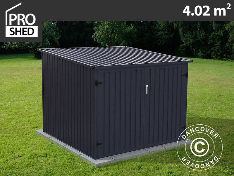 Bike shed 2.03x1.98x1.57 m, 4.02 m², ProShed®, Anthracite