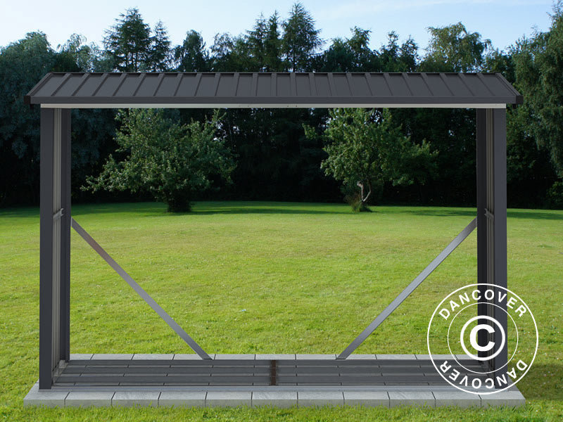 Wood Storage 2.42x0.89x1.56 m, 2.15 m², ProShed®, Anthracite
