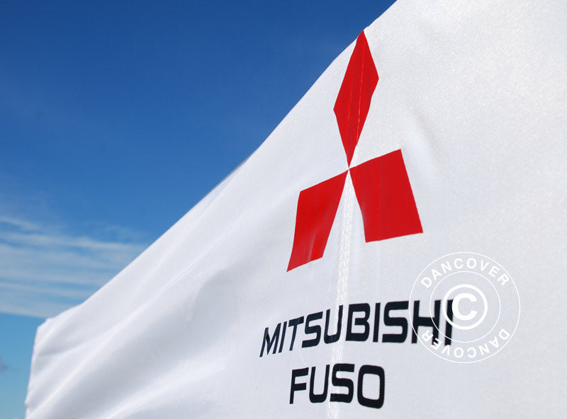 1 St. FleXtents Volant-Print 21x100cm, zentriert