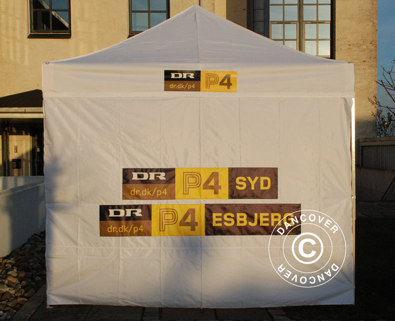 1 unidad, Impresión para los laterales de la Flextents, 40x100cm