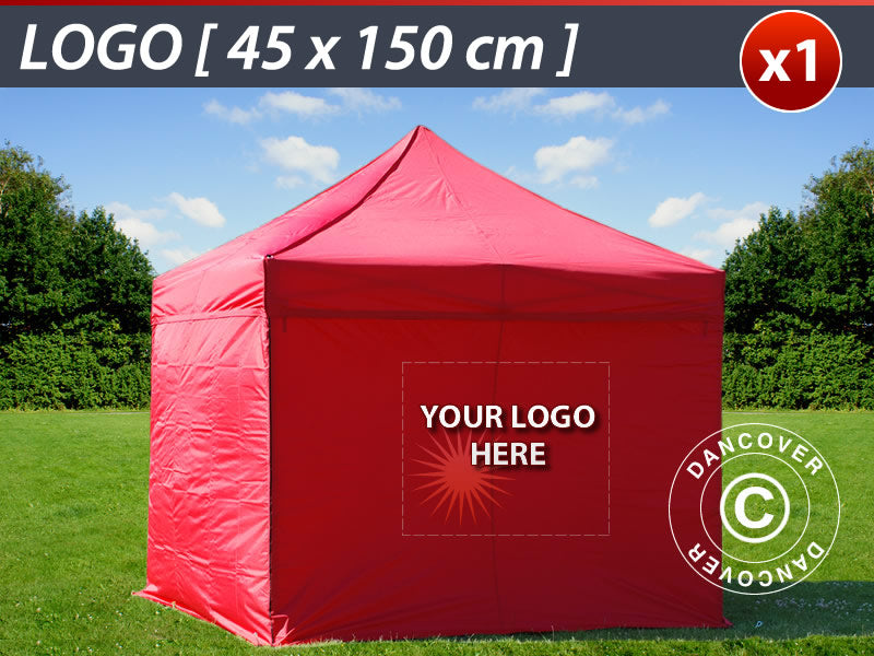 1 tk. FleXtents külgseinte trükk 45x150 cm