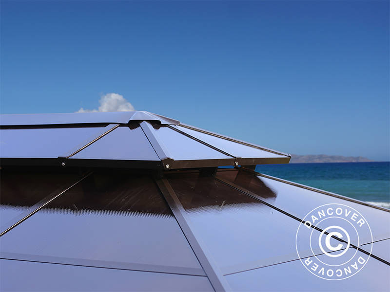 Gazebo Santa Ana Alu+ 3x4m Brown (YS1006)