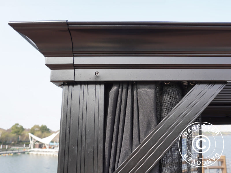 Gazebo San Bruno Alu+ 3x3m Black (YS1013)