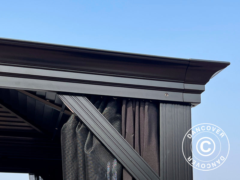 Gazebo San Bruno Alu+ 3x3m Black (YS1013)