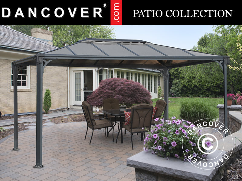 Gazebo Martinique 2.96x3.6 m, Anthracite