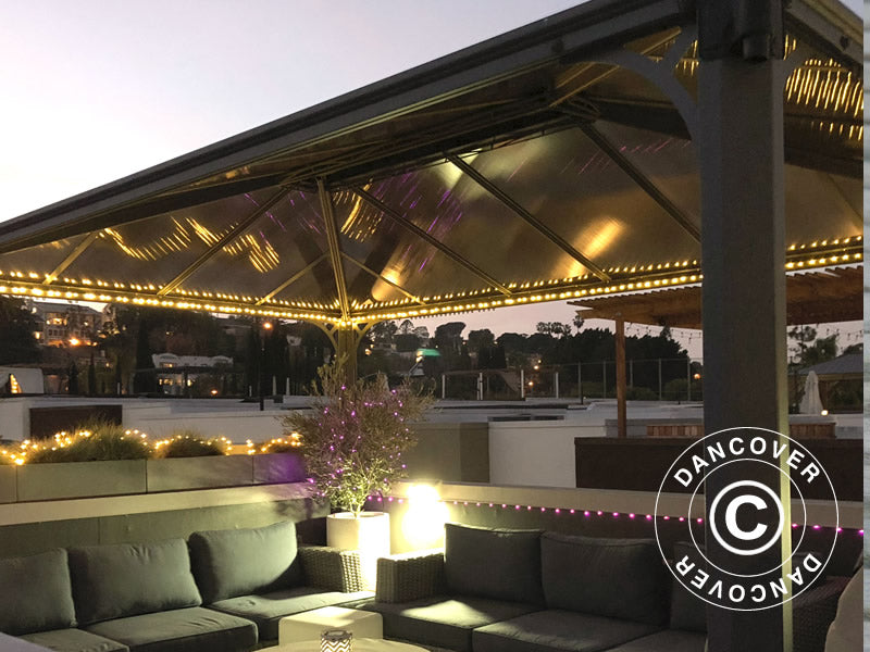 Gazebo Martinique 3.59x4.93 m, Anthracite