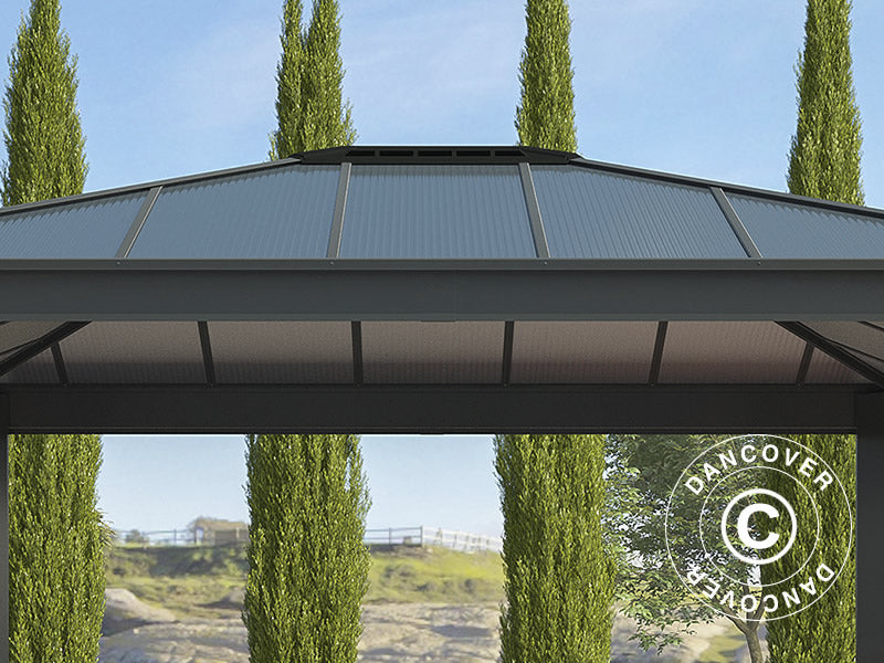 Pavillon Dallas 3,64x4,26m, Anthrazit