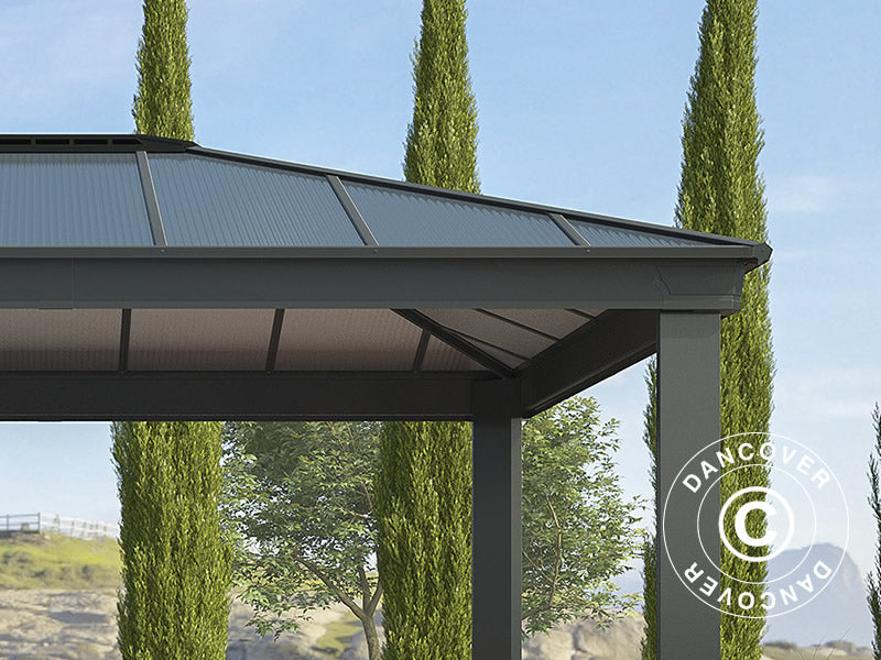Gazebo Dallas 3.64x4.88 m, Anthracite