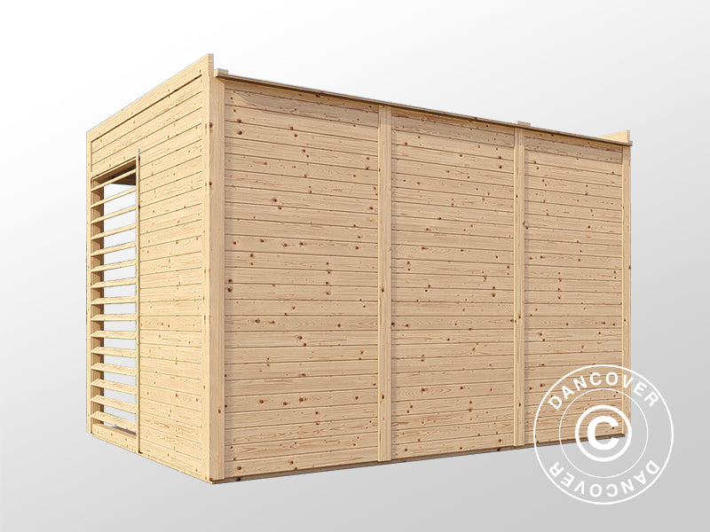 Wooden gazebo, Bertilo Garten Lounge 2, 3.37x2.34x2.32 m