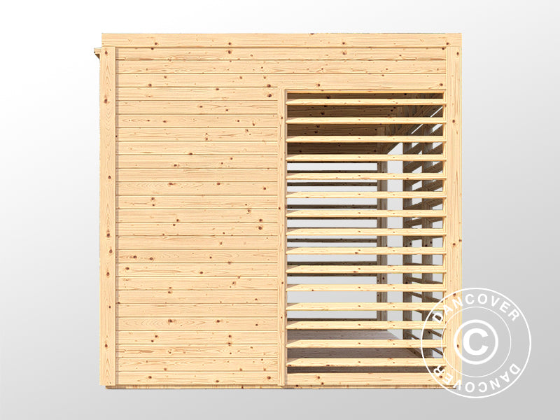 Wooden gazebo, Bertilo Garten Lounge 2, 3.37x2.34x2.32 m