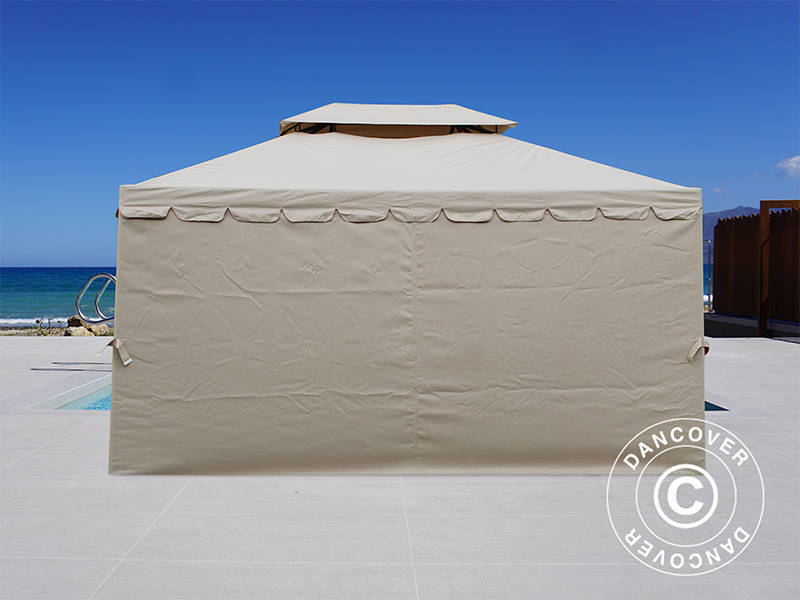 Tuinpaviljoen Osiris 3x4m, Donkerbeige