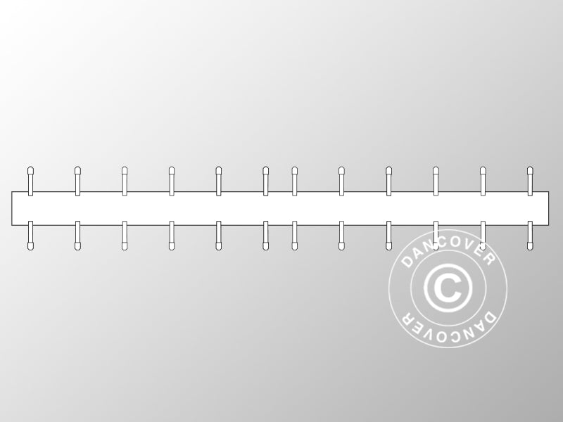 Canaleta para la lluvia para carpa Multipavillon en forma de cúpula