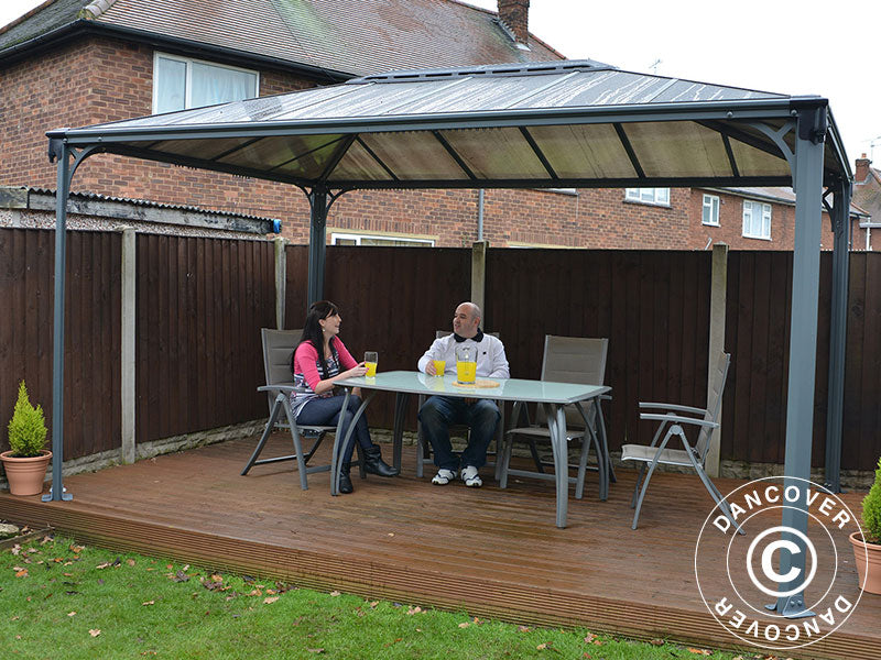 Tuinpaviljoen Martinique, Palram/Canopia, 2,96x4,3m, Antraciet