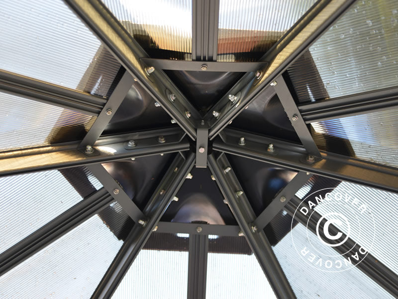 Pavillon Monaco, Palram/Canopia, 4,5x4,5m, Grau