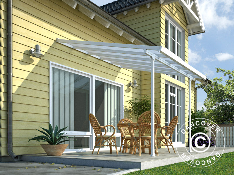 Nadstrešnica za trijem Feria, Palram/Canopia, 3x3,05m, Bijela