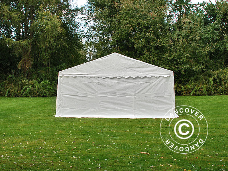 Carpa para fiestas PLUS 4x10m PE 700, Blanco